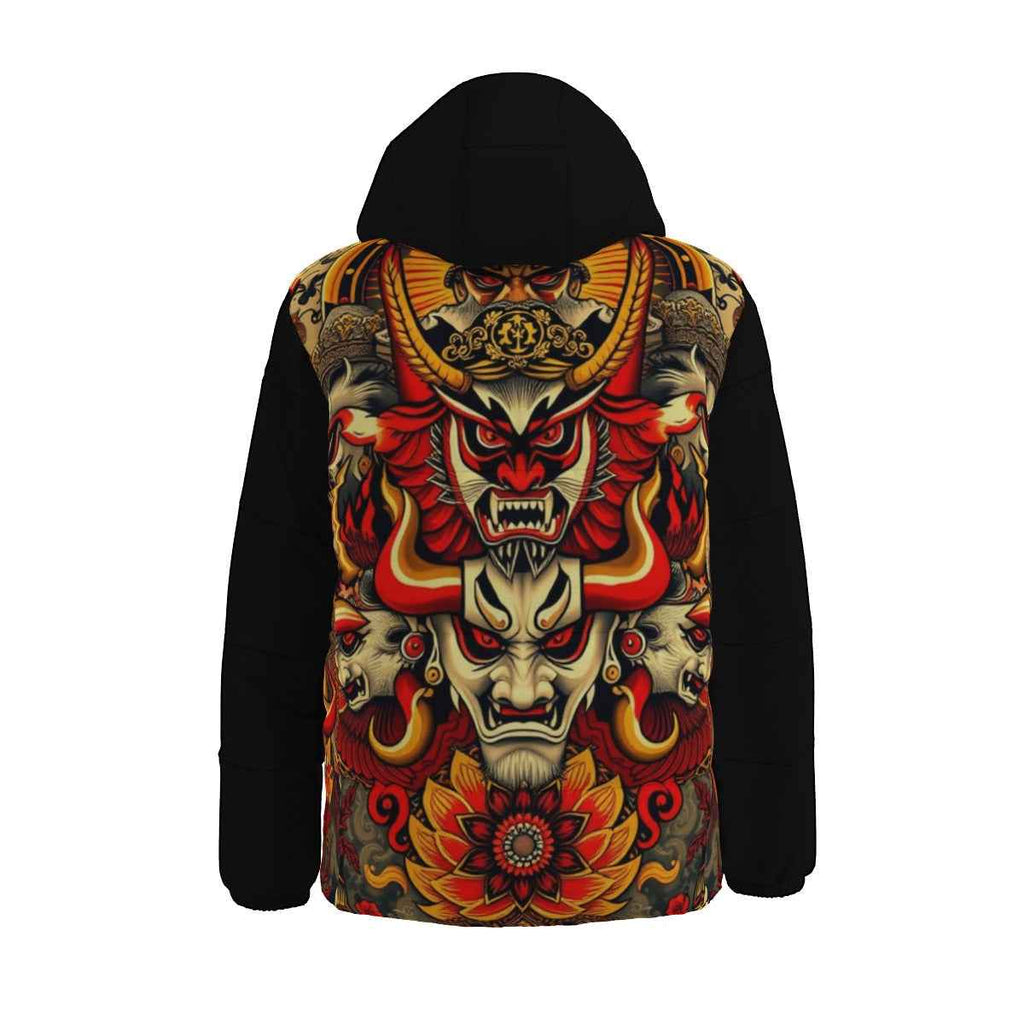 Men's All-Over Print Down Coat by MUNSIEUR