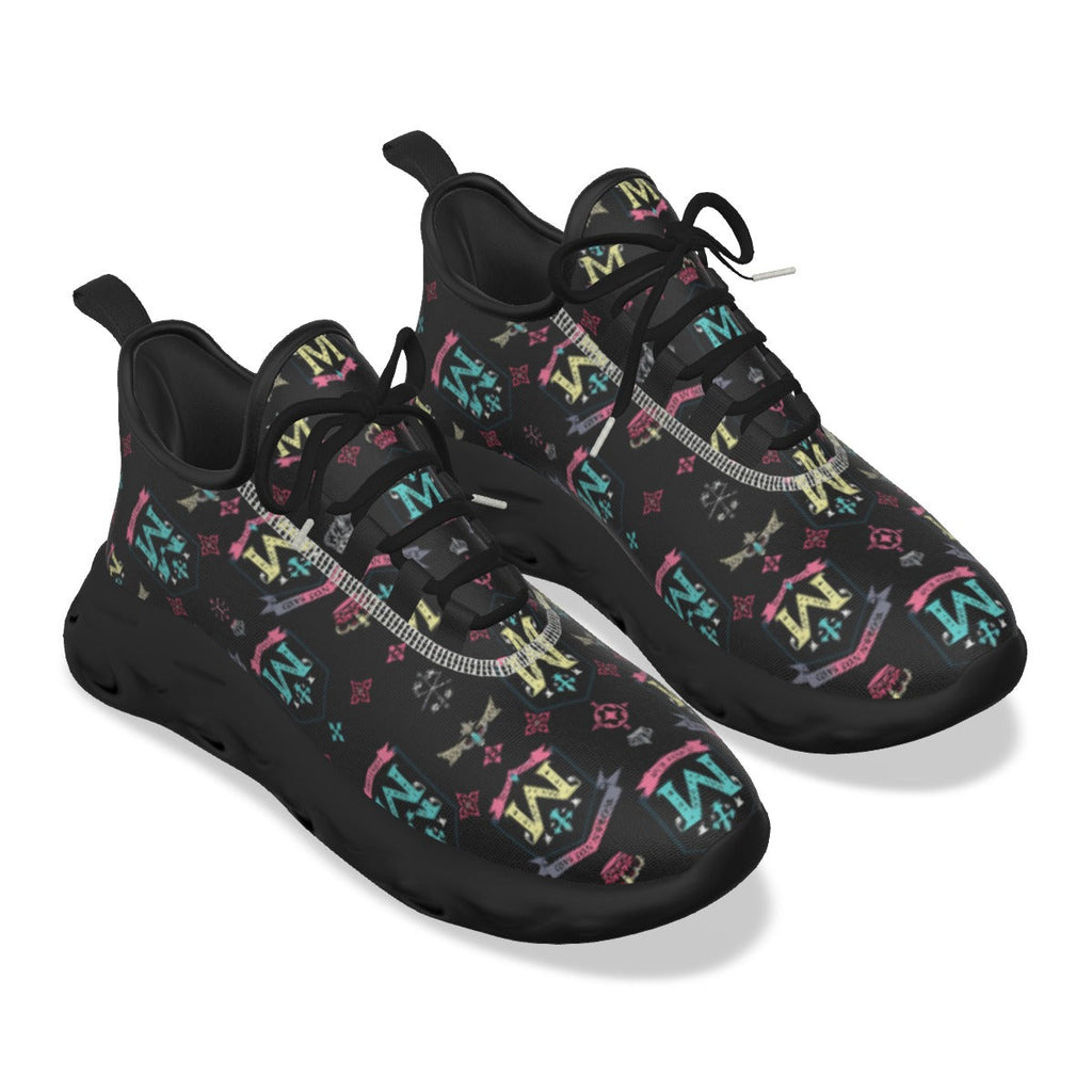 Munsieur Men's Athletic Streetwear Shoes with Bold Design