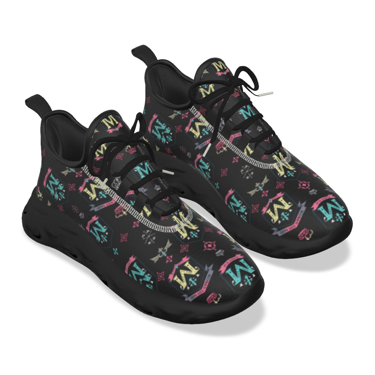 Munsieur Men's Athletic Streetwear Shoes with Bold Design