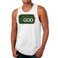 Mens Fitness Tank Top Graphic T-shirt All Glory Belongs to God - Dark