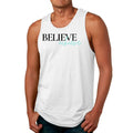 Mens Fitness Tank Top Graphic T-shirt Believe and Achieve