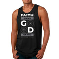 Mens Fitness Tank Top Graphic T-shirt Faith Looks Good