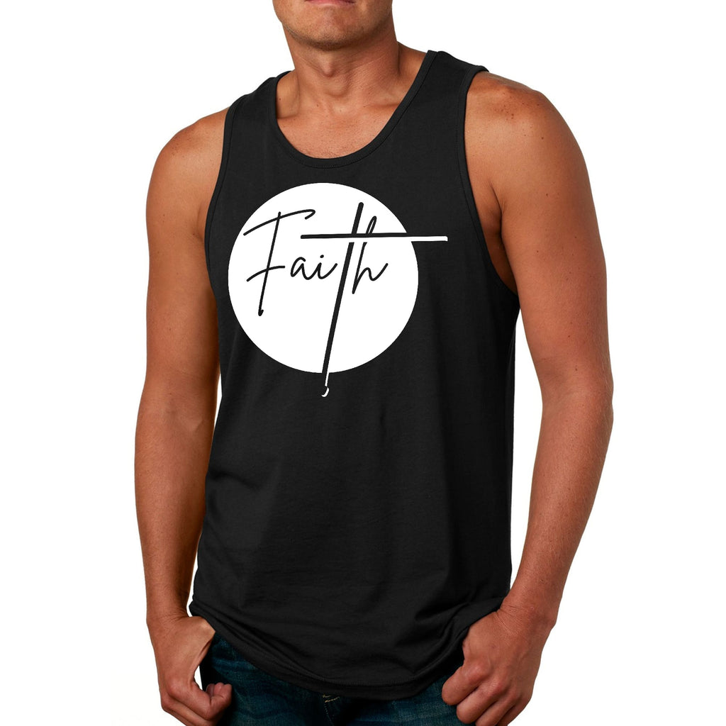 Mens Fitness Tank Top Graphic T-shirt Faith