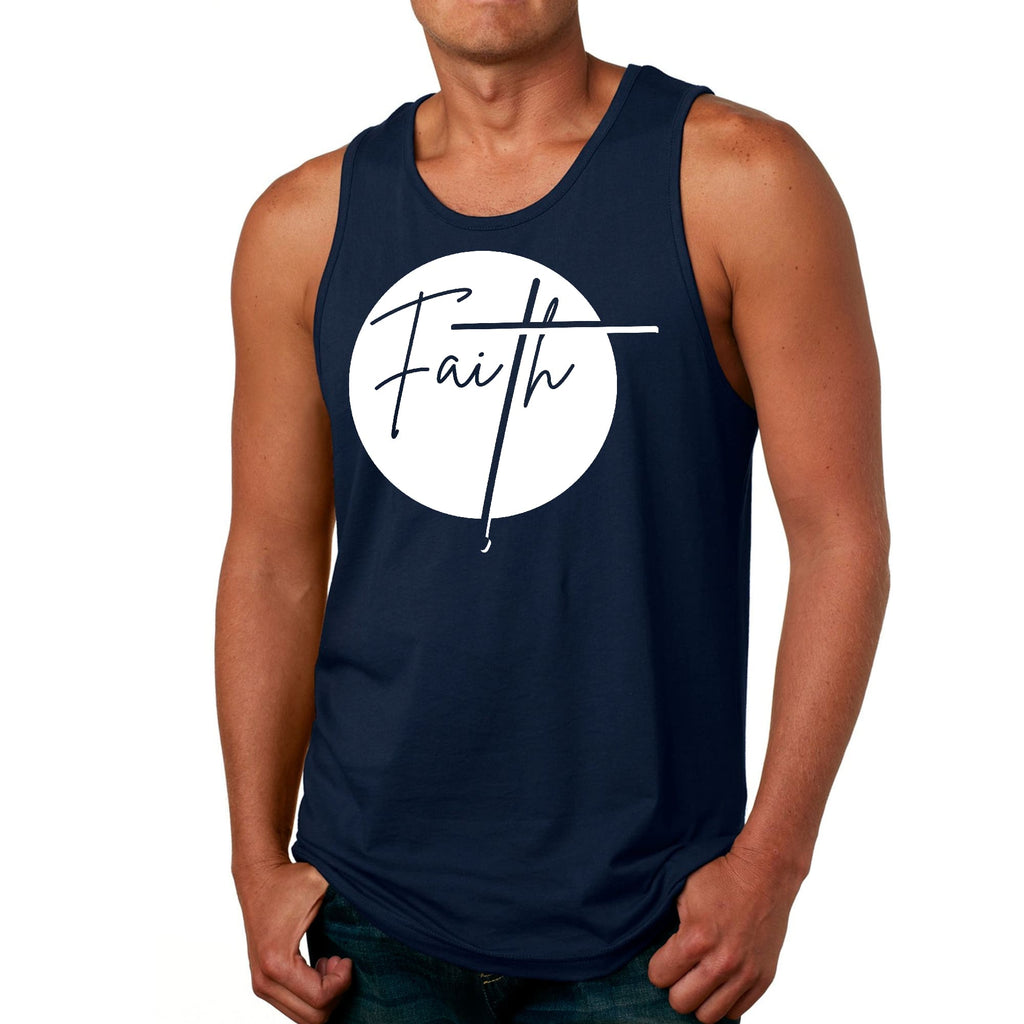 Mens Fitness Tank Top Graphic T-shirt Faith
