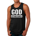 Mens Fitness Tank Top Graphic T-shirt God Established