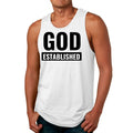 Mens Fitness Tank Top Graphic T-shirt God Established