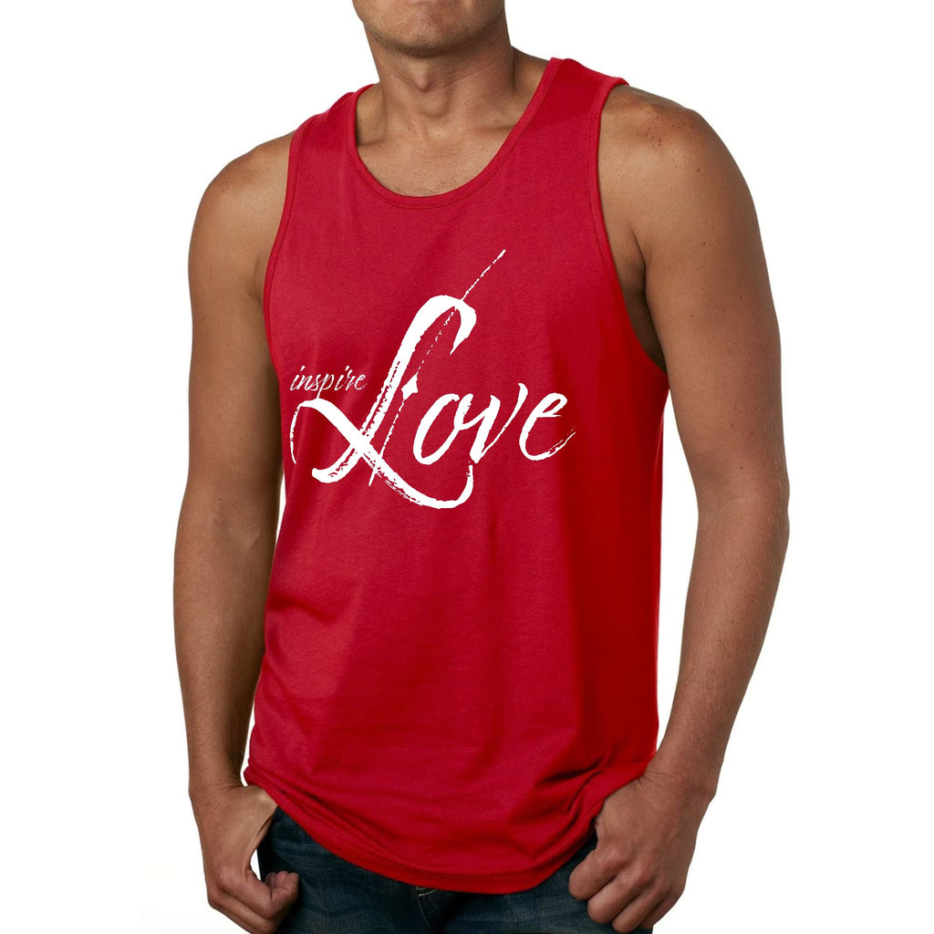 Mens Fitness Tank Top Graphic T-shirt Inspire Love