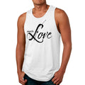 Mens Fitness Tank Top Graphic T-shirt Inspire Love
