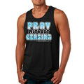 Mens Fitness Tank Top Graphic T-shirt Pray Without Ceasing