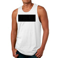 Mens Fitness Tank Top Graphic T-shirt Spiritual Black Colorblock