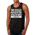 Mens Fitness Tank Top Graphic T-shirt the Effectual Fervent Prayer -