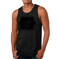 Mens Fitness Tank Top Graphic T-shirt Vintage Premium Quality Black