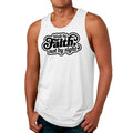 Mens Fitness Tank Top Graphic T-shirt Walk by Faith - not by Sight
