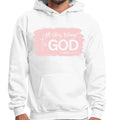 Mens Graphic Hoodie All Glory Belongs to God Christian Illustration