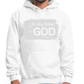 Mens Graphic Hoodie All Glory Belongs to God Christian Illustration