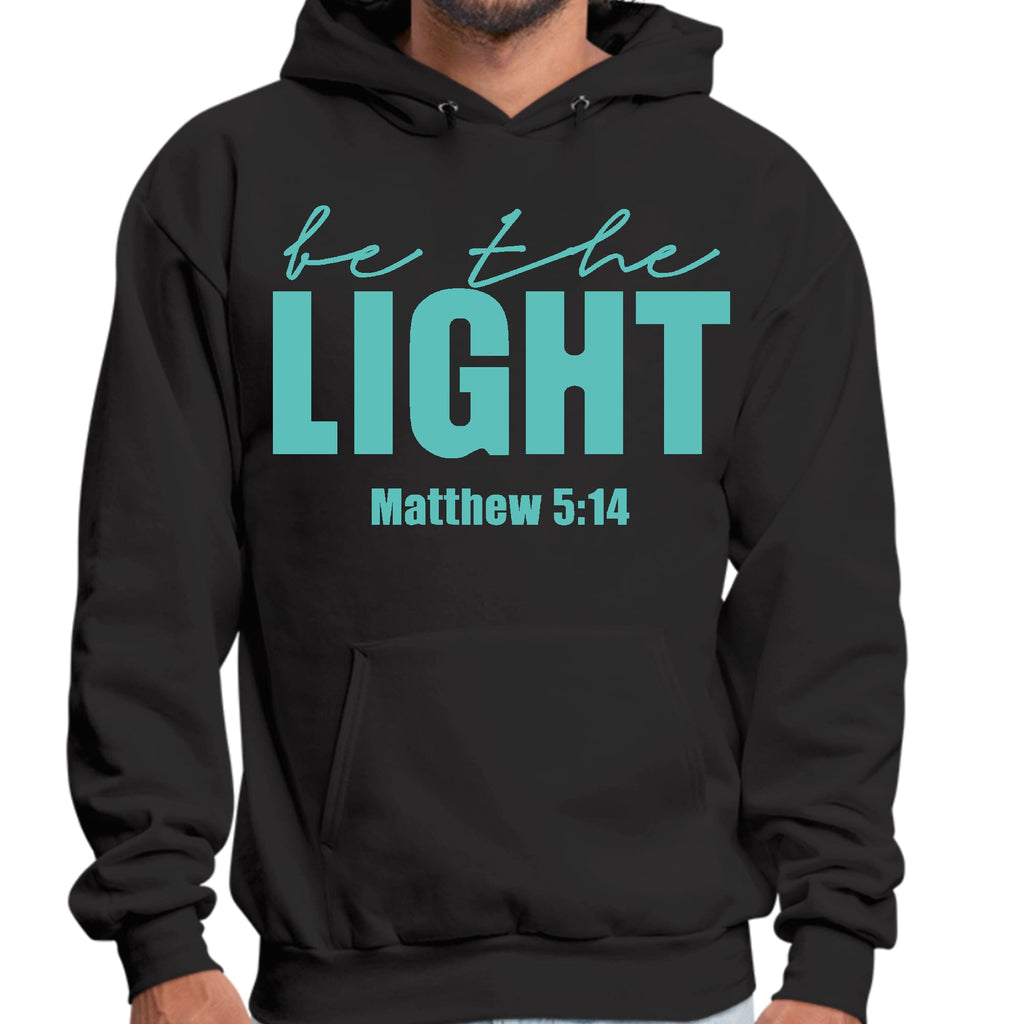 Mens Graphic Hoodie be the Light Print