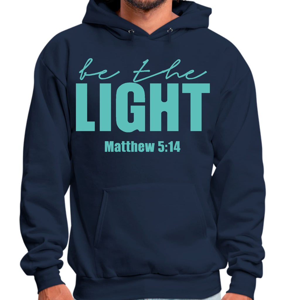 Mens Graphic Hoodie be the Light Print