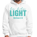 Mens Graphic Hoodie be the Light Print
