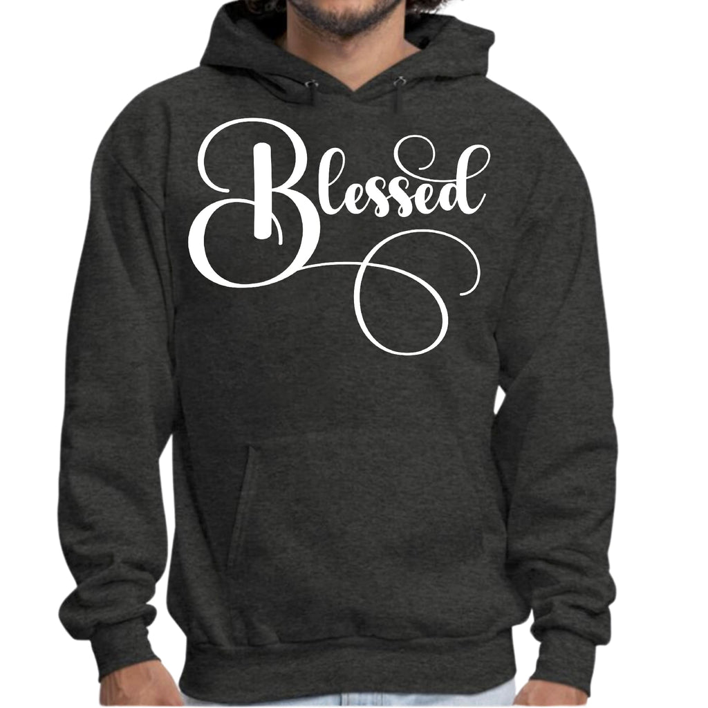 Mens Graphic Hoodie Blessed Graphic Illustration