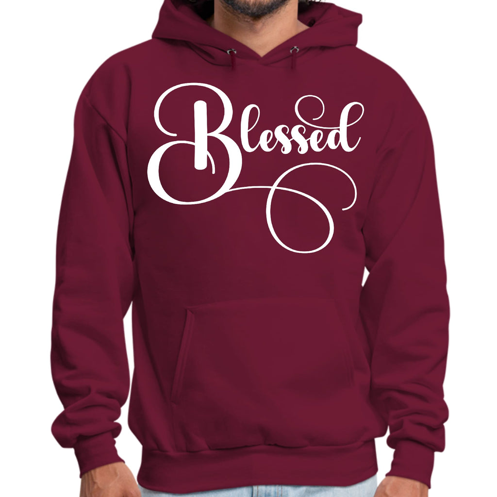 Mens Graphic Hoodie Blessed Graphic Illustration