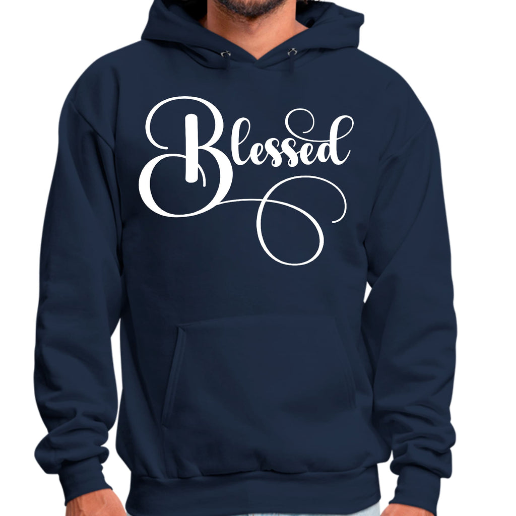 Mens Graphic Hoodie Blessed Graphic Illustration