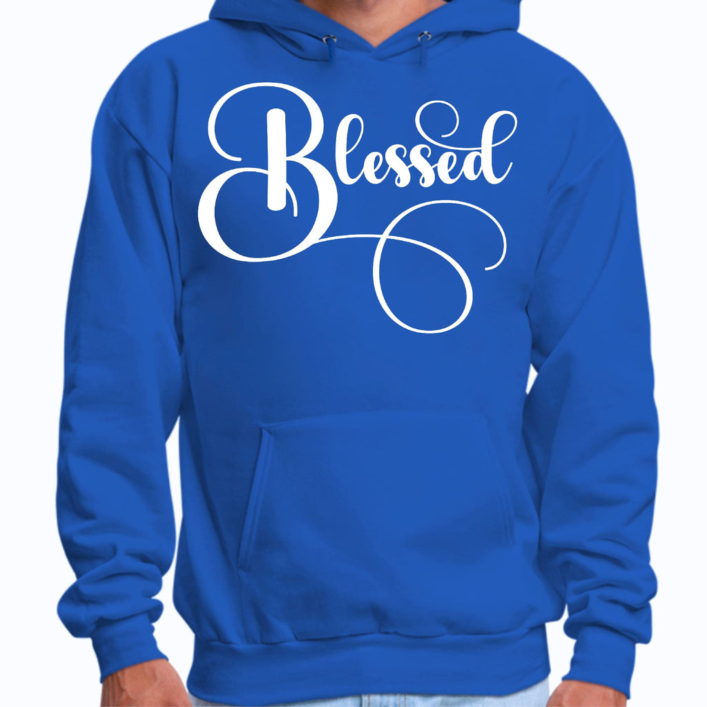 Mens Graphic Hoodie Blessed Graphic Illustration