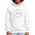 Mens Graphic Hoodie - Christmas Begins with Christ