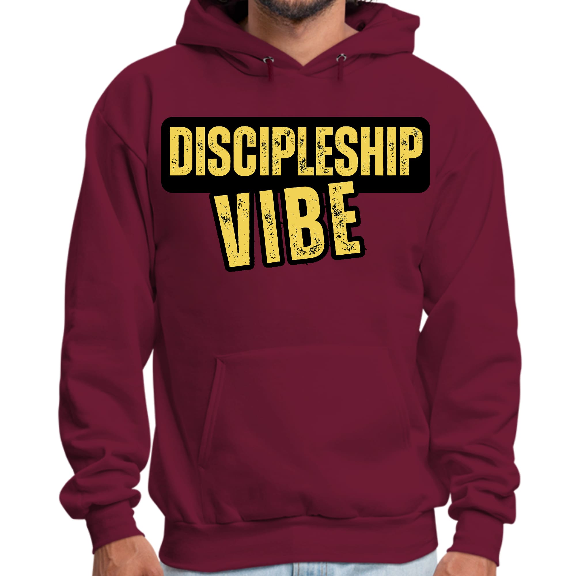 Mens Graphic Hoodie Discipleship Vibe