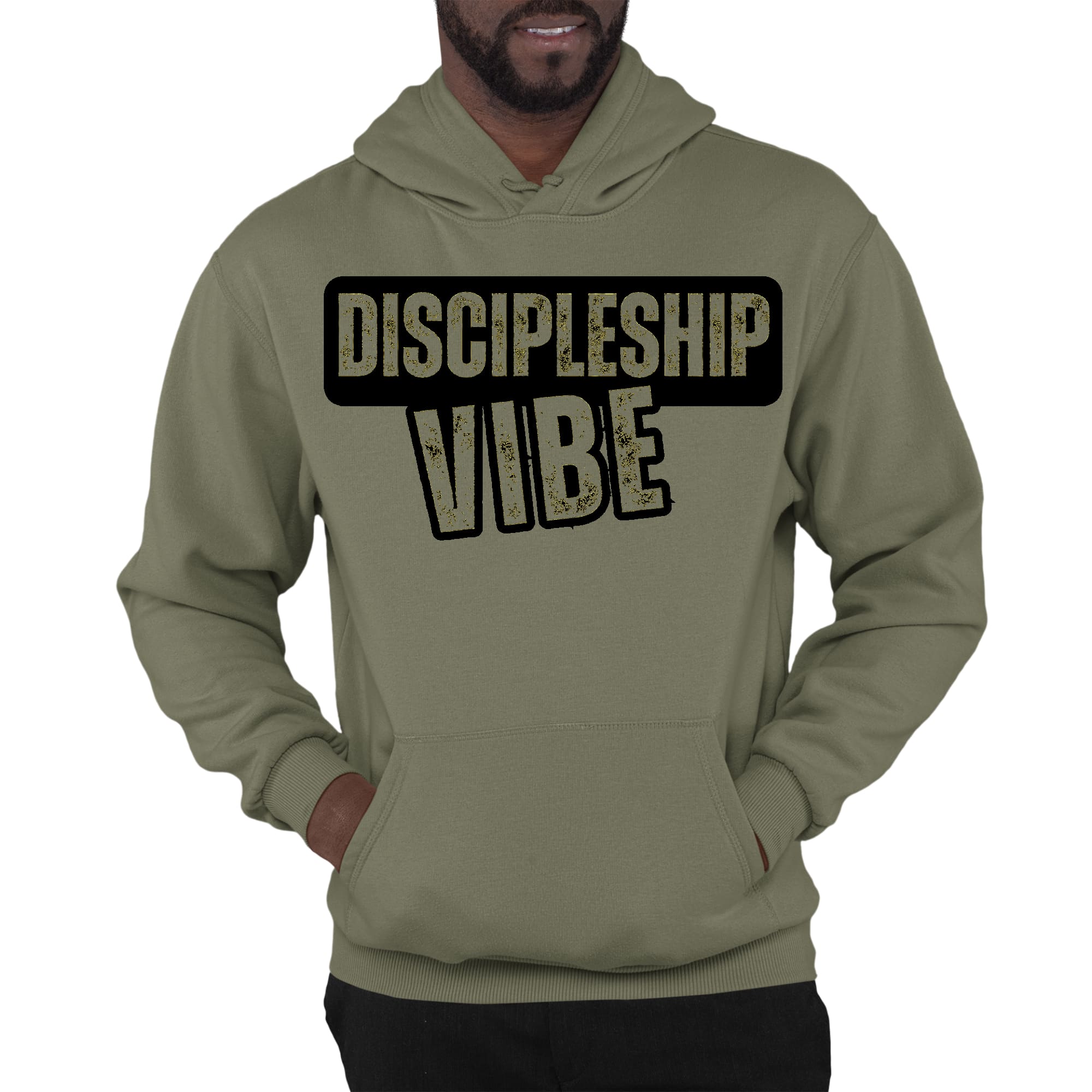 Mens Graphic Hoodie Discipleship Vibe