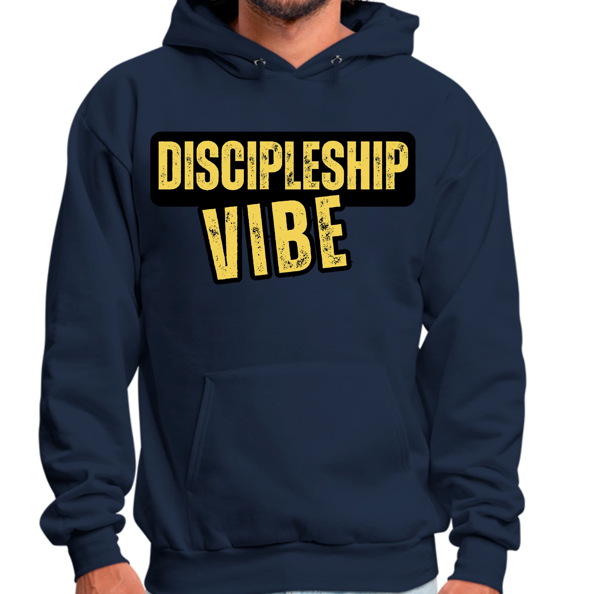 Mens Graphic Hoodie Discipleship Vibe