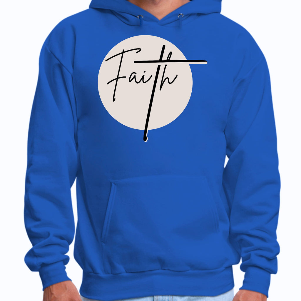 Mens Graphic Hoodie Faith Print