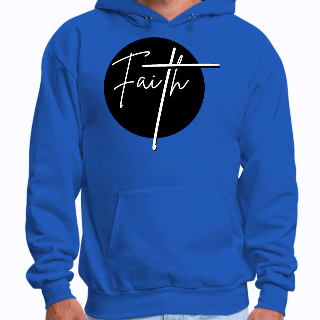 Mens Graphic Hoodie Faith Print