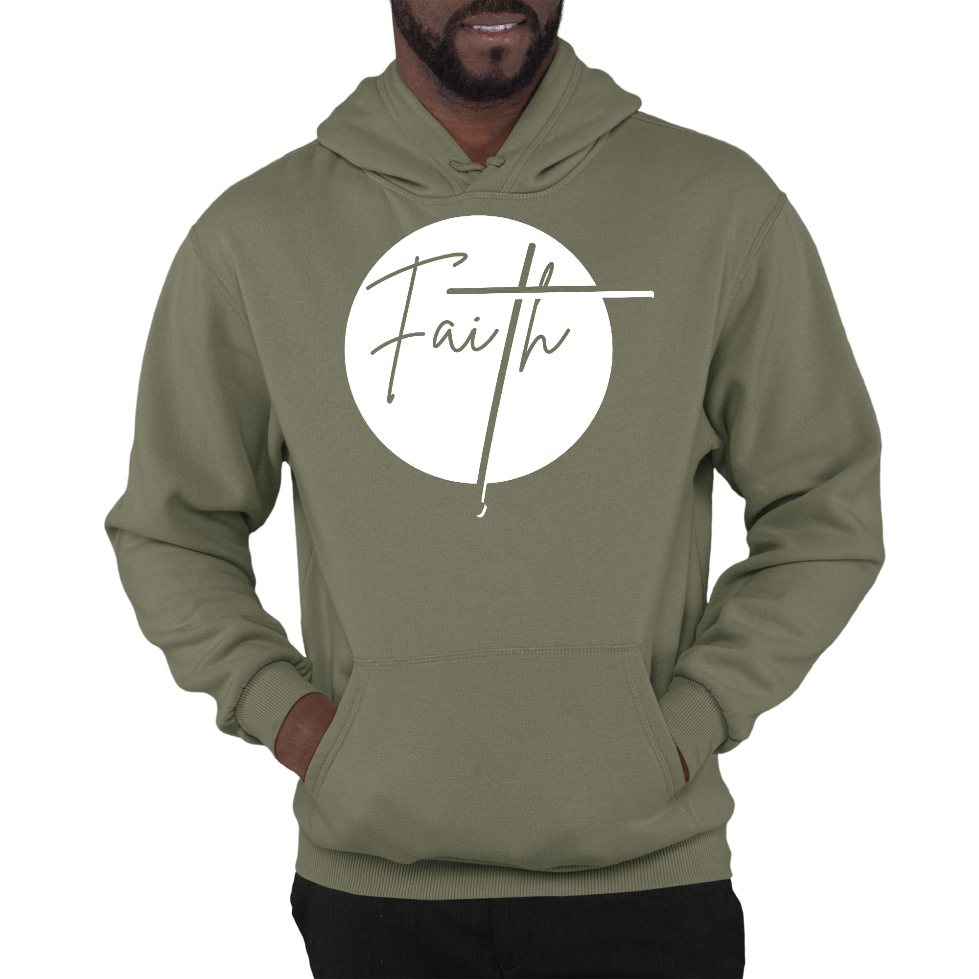 Mens Graphic Hoodie Faith