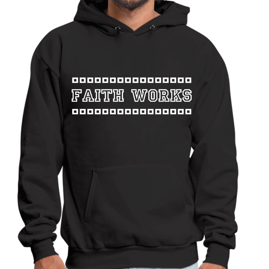 Mens Graphic Hoodie Faith Works