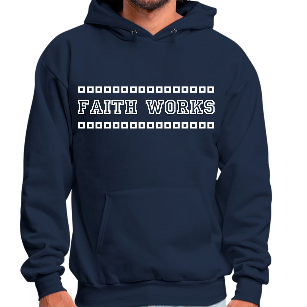 Mens Graphic Hoodie Faith Works