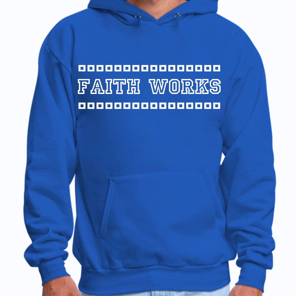 Mens Graphic Hoodie Faith Works