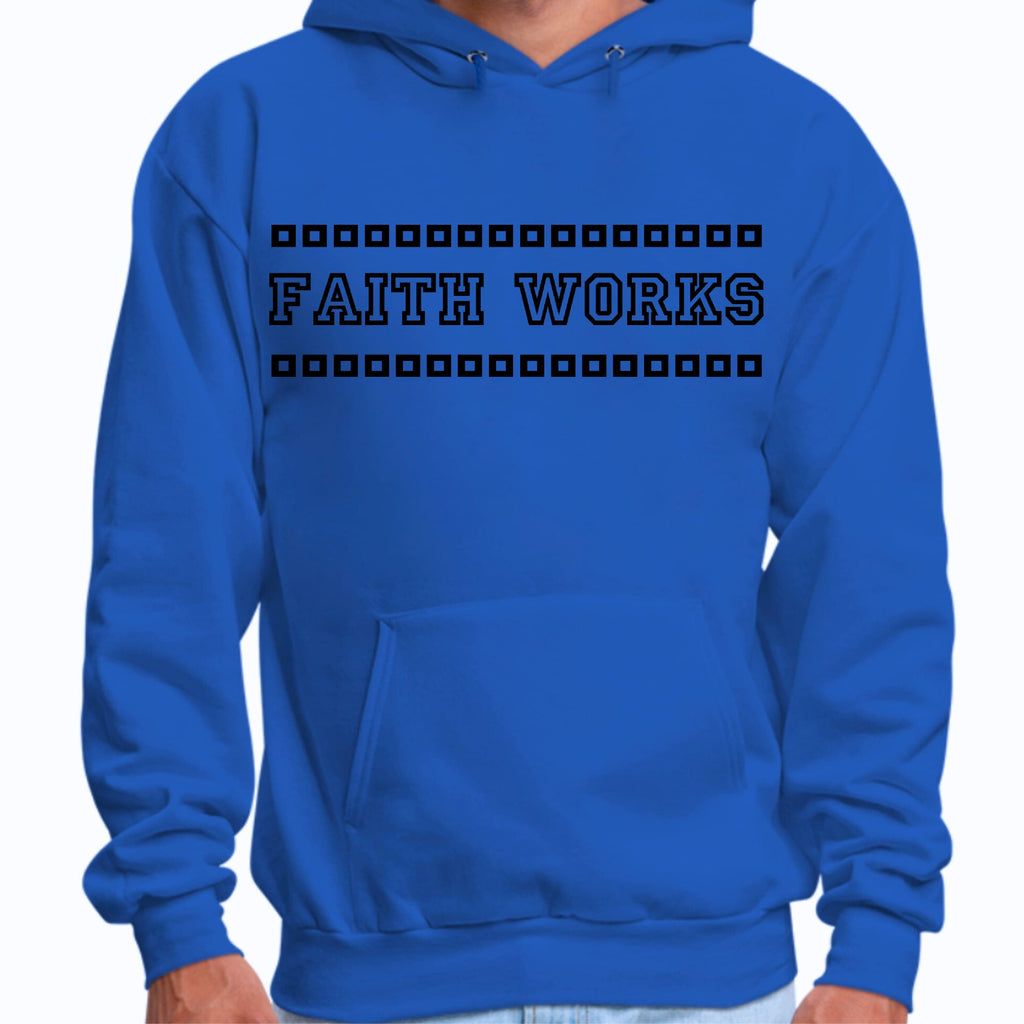 Mens Graphic Hoodie Faith Works