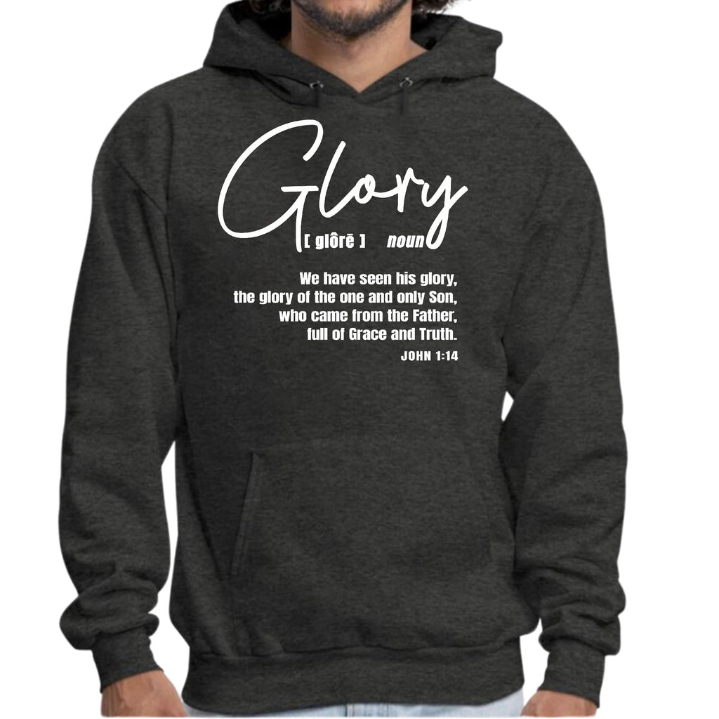 Mens Graphic Hoodie Glory - Christian Inspiration