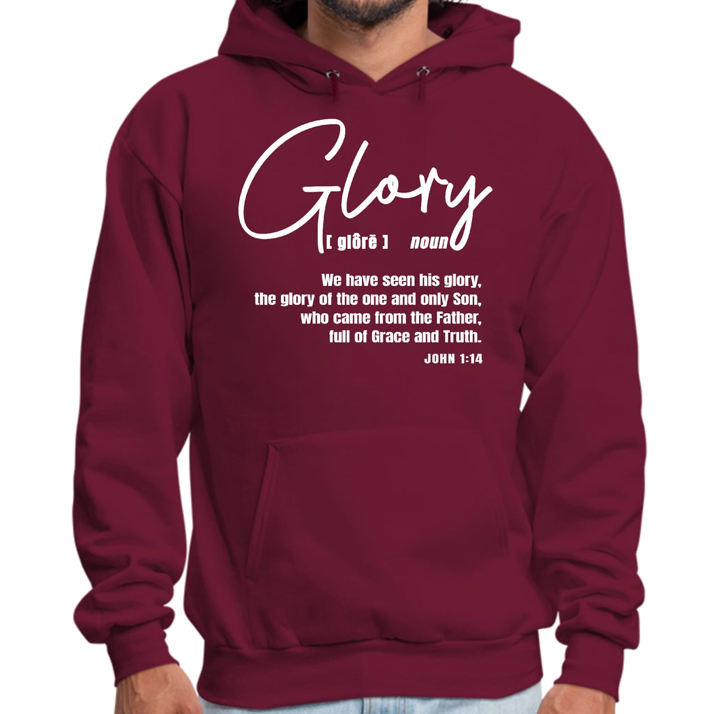 Mens Graphic Hoodie Glory - Christian Inspiration