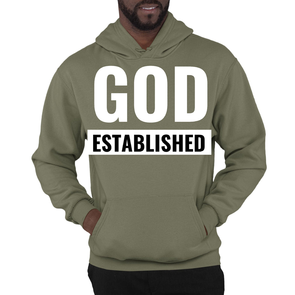 Mens Graphic Hoodie God Established