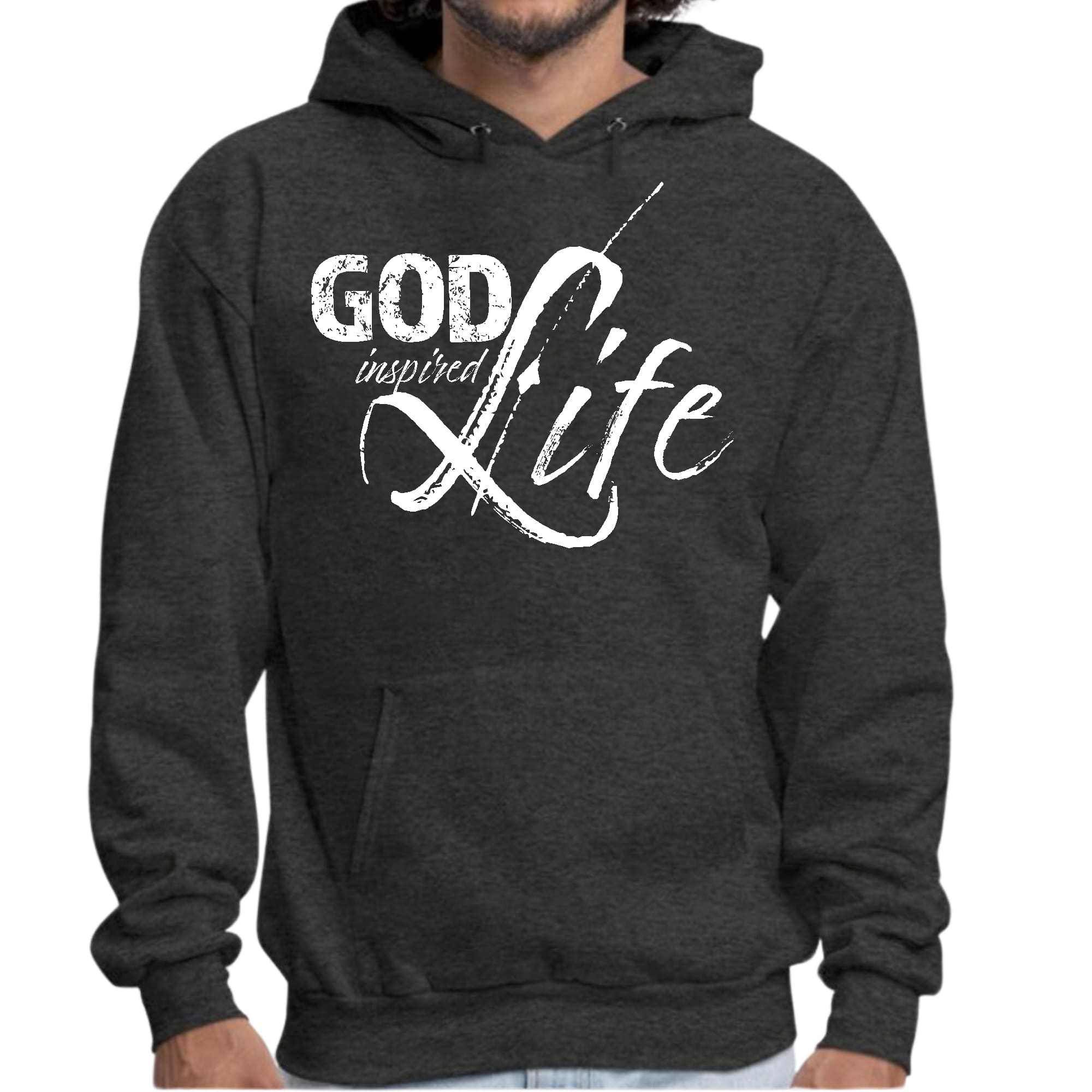 Mens Graphic Hoodie God Inspired Life
