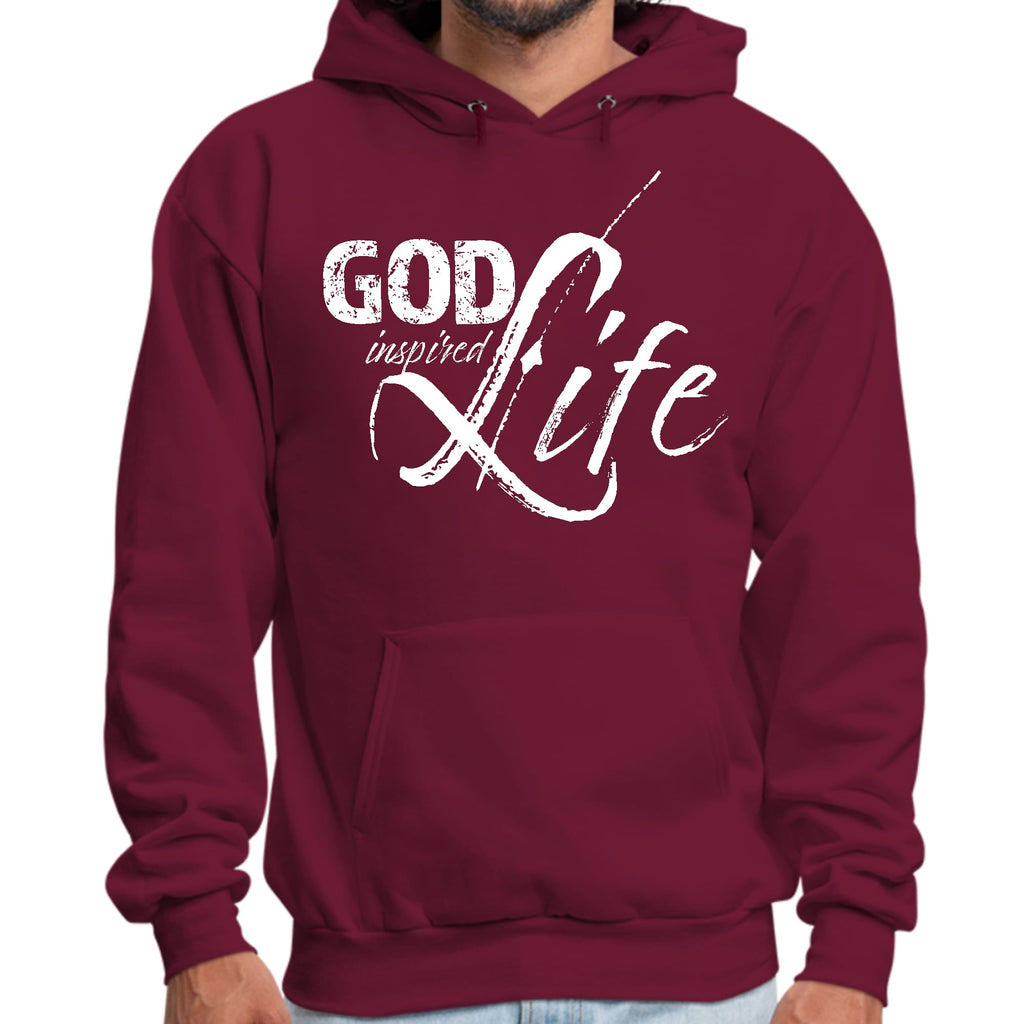 Mens Graphic Hoodie God Inspired Life
