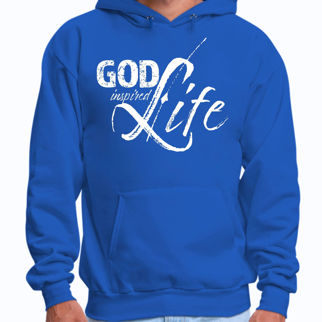 Mens Graphic Hoodie God Inspired Life