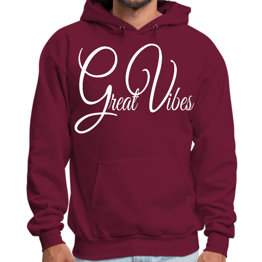 Mens Graphic Hoodie Great Vibes