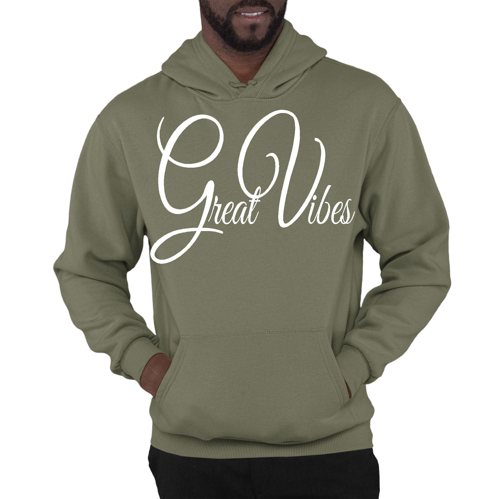Mens Graphic Hoodie Great Vibes
