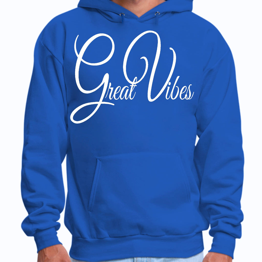 Mens Graphic Hoodie Great Vibes