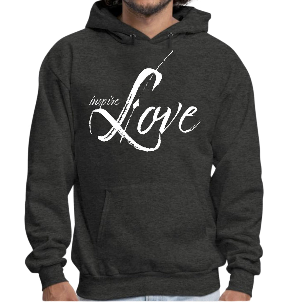 Mens Graphic Hoodie Inspire Love