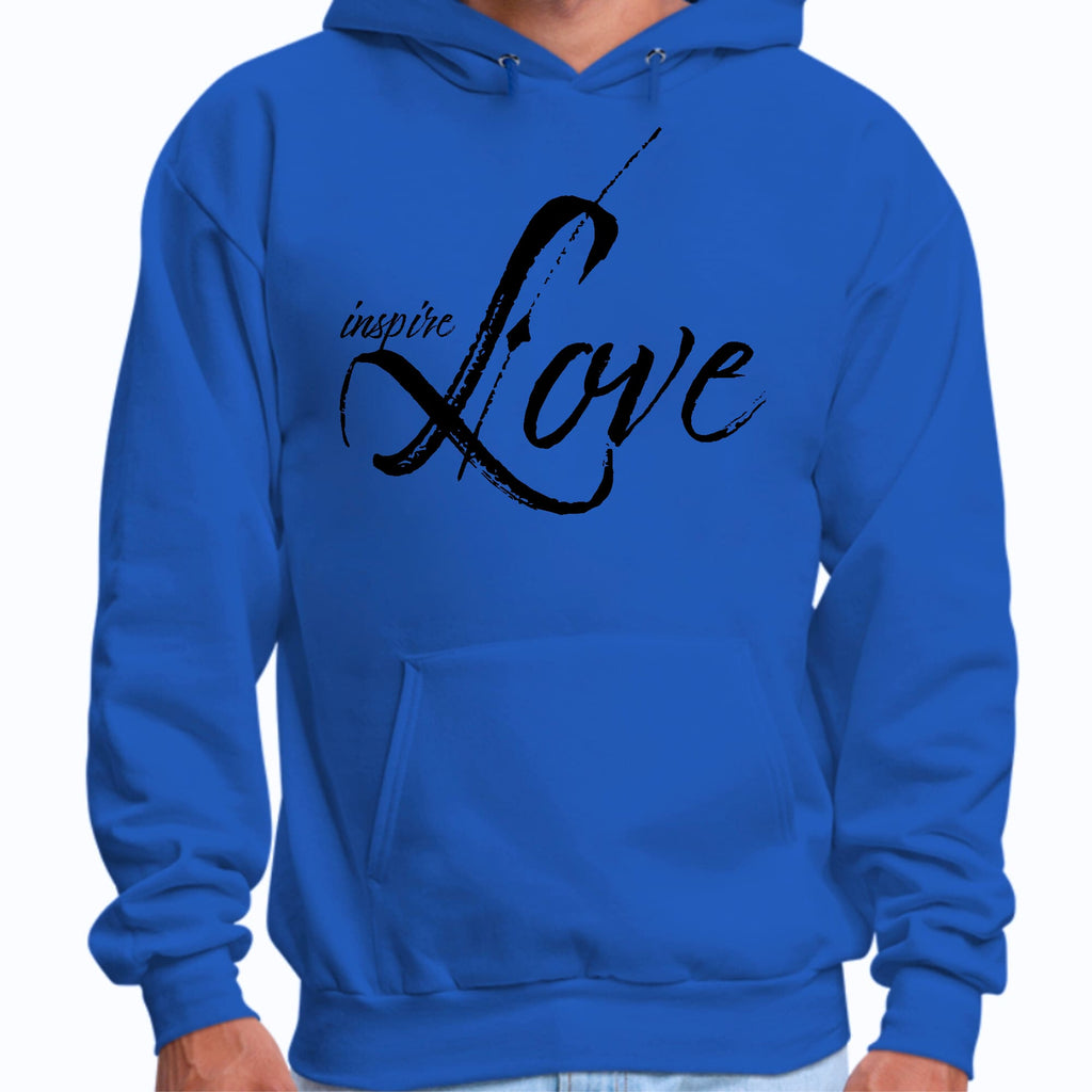 Mens Graphic Hoodie Inspire Love