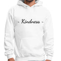 Mens Graphic Hoodie Kindness Black Print