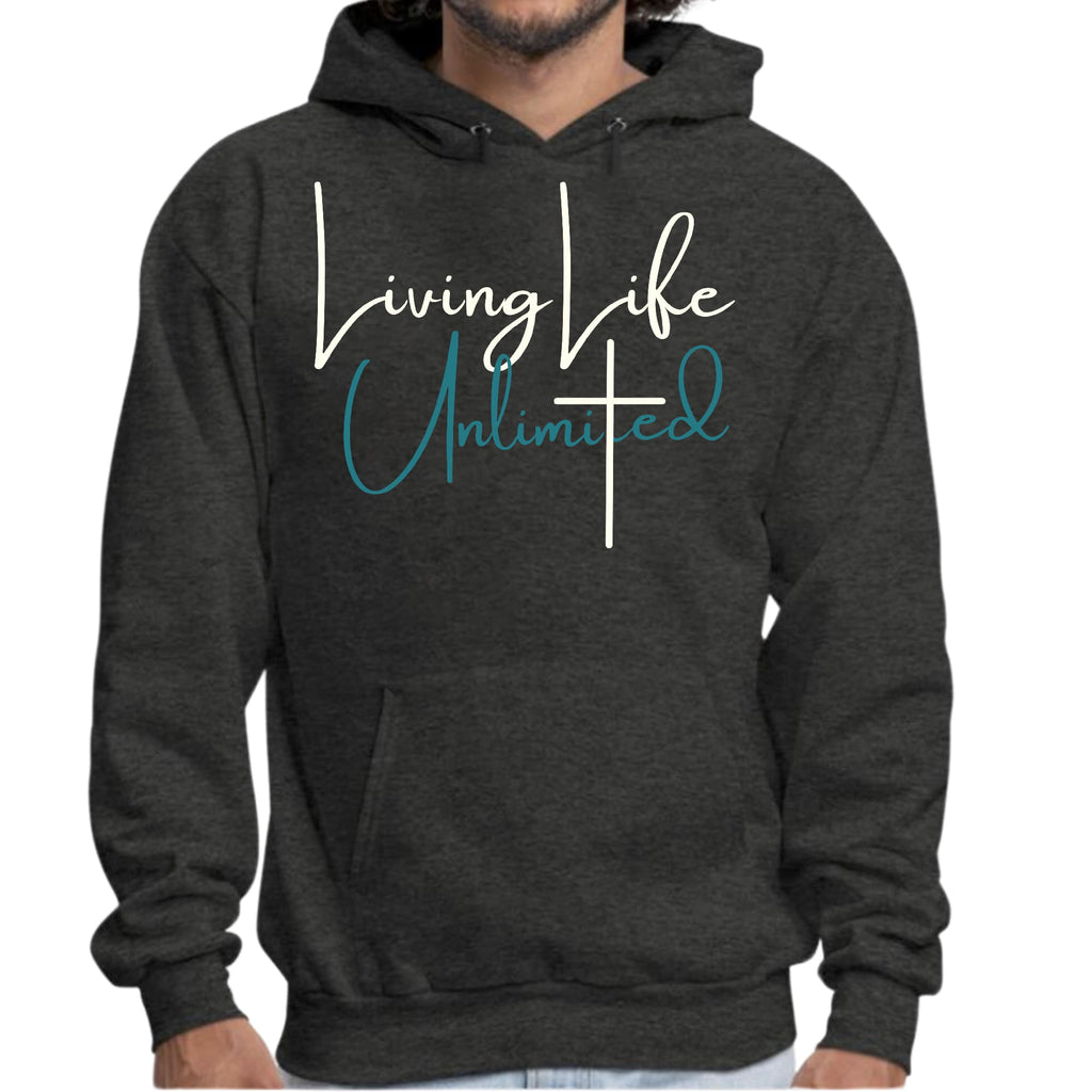 Mens Graphic Hoodie Living Life Unlimited